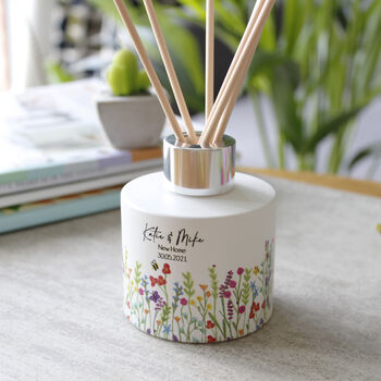 Wildflower New Home Reed Diffuser Gift, 6 of 8