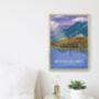 Waterton Lakes National Park Canada Travel Poster Print, thumbnail 3 of 8