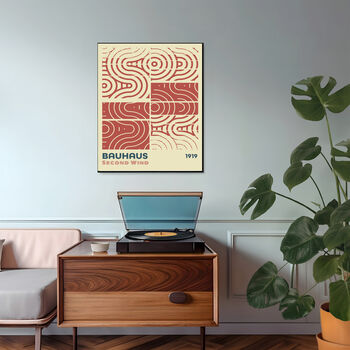 Bauhaus German Mid Century Art Print, 4 of 4