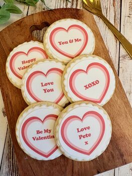 Personalised Valentine’s Biscuit Gift Box – Letterbox Friendly, 3 of 6