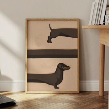 Exclusive Dachshund Dog Print, 2 of 7