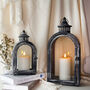 Pack Of Two Hanging Candle Lantern Vintage Ornaments, thumbnail 2 of 7