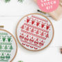 'Scandi Christmas' Cross Stitch Kit, thumbnail 2 of 3