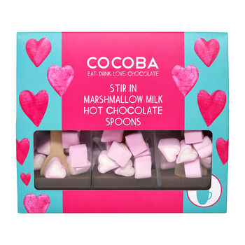 Heart Marshmallow Hot Chocolate Spoon Set, 3 of 4