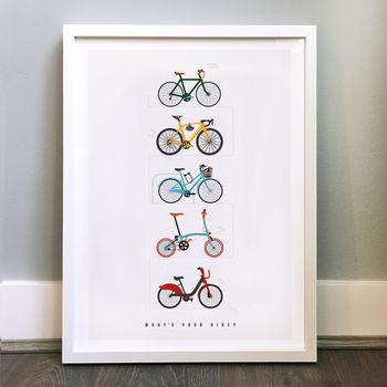 Cycle And The City. A Poster For Cyclists, 3 of 5