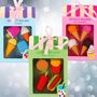 Stocking Filler Fun Food Stationary Eraser Three Sets, thumbnail 1 of 6