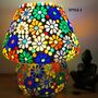 Mosaic Glass Table Lamp Beautifully Hand Made, thumbnail 3 of 8