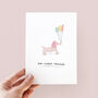 Clever Sausage Congratulations Card, thumbnail 1 of 4