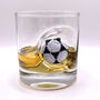 Personalised Football Whisky Glass, thumbnail 2 of 3