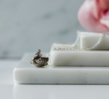Swan And Ballerina Charm Necklace, 3 of 8