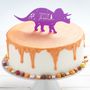 Personalised Triceratops Dinosaur Birthday Cake Topper, thumbnail 1 of 5