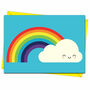 Happy Rainbow Kawaii Card, thumbnail 6 of 6