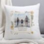 Personalised Wild Flowers Photo Upload Cushion, thumbnail 3 of 4