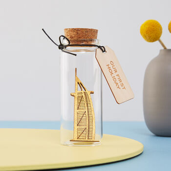 Miniature Eiffel Tower Message Bottle Keepsake Gift, 5 of 11