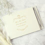 Personalised Gold Ornate Swirl Guest Book, thumbnail 3 of 5