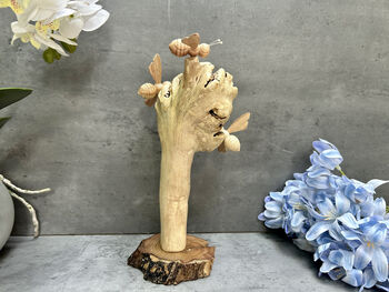 Handmade Carved Bumblebee Sculpture Ornament, 3 of 10