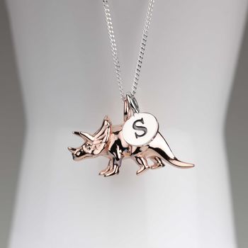 Personalised Triceratops Necklace, 10 of 12