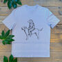 Bear And Labrador Organic T Shirt, thumbnail 4 of 6