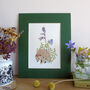 Hedgehog And Bluebell A5 Giclee Fine Art Print, thumbnail 2 of 12