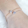 Delicate Jewel Bracelet Bridesmaid Gift, thumbnail 3 of 5