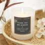 Teacher Gift Personalised Chalkboard Thank You Candle, thumbnail 1 of 10