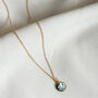 18k Gold Abalone Pendant Necklace, thumbnail 1 of 2