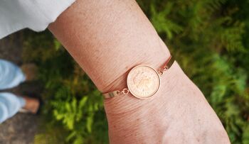 18th Birthday 2007 One Pence Cuff Bracelet, 6 of 12