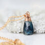 Kyanite Pendant In Gold, Rose Gold Or Silver, thumbnail 4 of 10