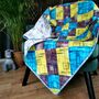 Large Quilt For Men, Geometric Star Quilted Blanket, thumbnail 7 of 9