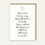 Those We Love… Sympathy Card, Calligraphy, thumbnail 1 of 2