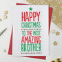 Brother Christmas Card, thumbnail 1 of 1