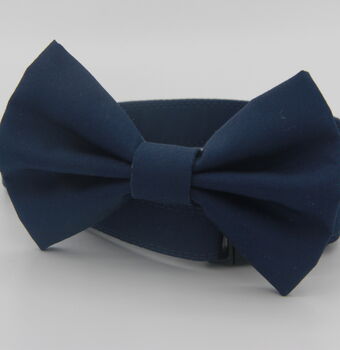 Dark Blue Dog Bow Tie, 5 of 8