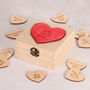 I Love You Because Personalised Love Heart Token Box, thumbnail 5 of 7