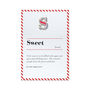 S Is For Sweet Pin Badge And Card, thumbnail 4 of 4