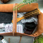Leather Roll Up Washbag, thumbnail 3 of 4