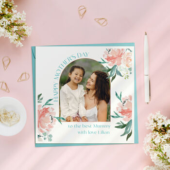 Floral Mother's Day Photo Card, 3 of 3
