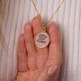 Pusheen The Cat Pink Name Necklace, thumbnail 2 of 7