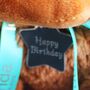Happy Birthday Star Tag Large Highland Cow, thumbnail 4 of 10
