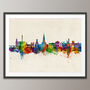 Bury Skyline Cityscape Art Print, thumbnail 6 of 7