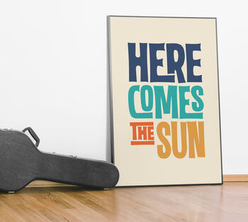 'Here Comes The Sun' Print, 3 of 6