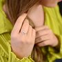 Sterling Silver Love Knot Ring, thumbnail 4 of 9