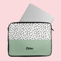 Personalised Dotty Name Laptop Sleeve, thumbnail 2 of 5