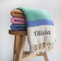 Personalised Soft Cotton Throw, Wedding Gift, thumbnail 10 of 12