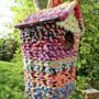 Bird House Made From Recycled Sari Fabric, thumbnail 2 of 4