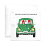 'Driving Gnome For Christmas' Card, thumbnail 2 of 3