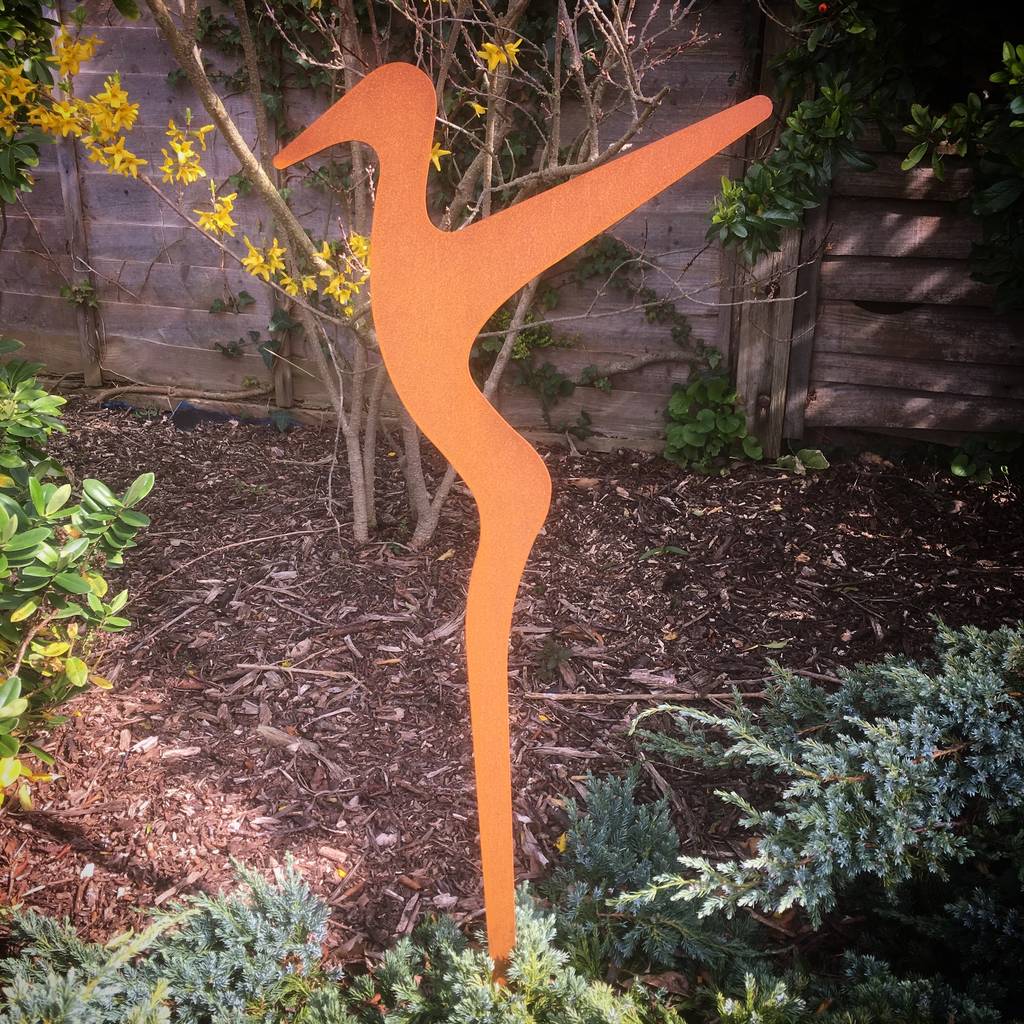 Metal Bird Garden Sculpture By Earthome