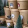 Scandi Christmas Advent One 24 Stickers, Bags, Boxes, thumbnail 2 of 11