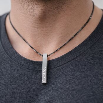 Personalised Men’s Necklace Gifts For Him, 3 of 8