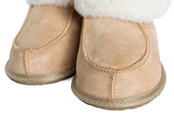 Sheepskin Slippers Option High/Low Calf 100% Natural, 2 of 5