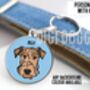 Airedale Terrier ID Tag, thumbnail 3 of 4